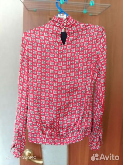 Блузка элегантная шелковая 44-46 размер