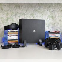 Sony PlayStation Ps 4 pro 1 tb 4k +игры