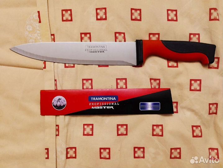 Нож кухонный Tramontina (оригинал). Длина 35,5 см