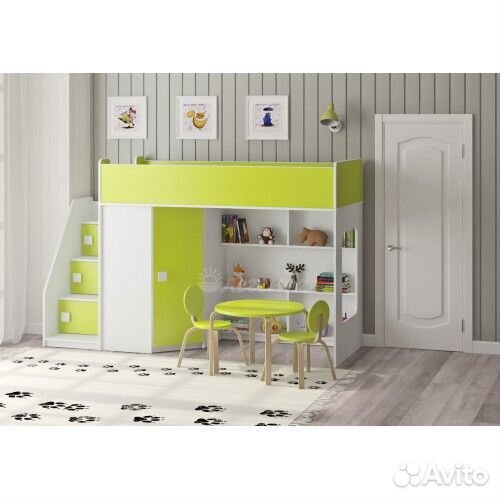 Кровать чердак