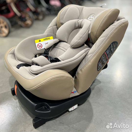 Детское автокресло от 0 до 36 с isofix (Кремовый)