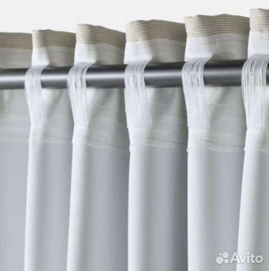 Шторы/гардины блэкаут IKEA вилборг, светло-бежевые