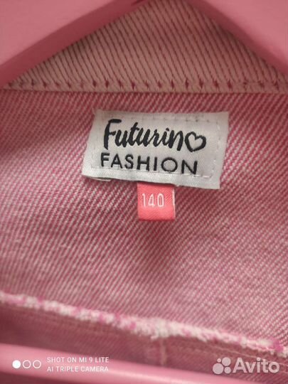 Пиджак джинсовый 140