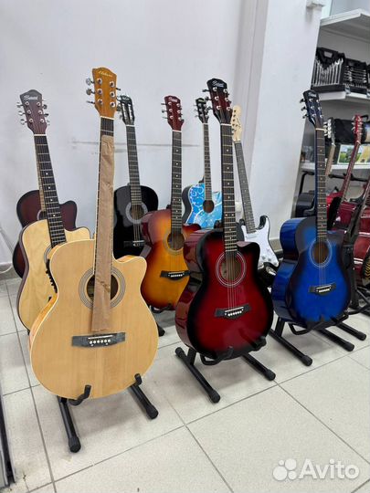 Акустическая/классическая гитара + чехол