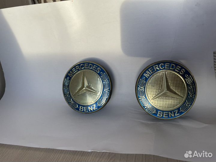 Колпачки на литые диски mercedes