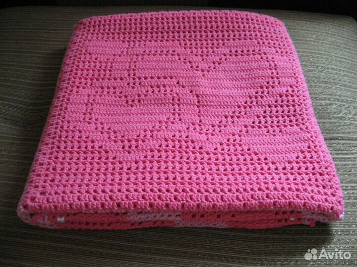 Плед вязанный 