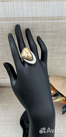 Шикарное кольцо коралл серебро 925 патина винтаж