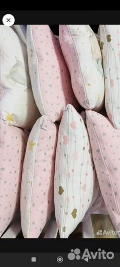 Бортики в детскую кроватку новые