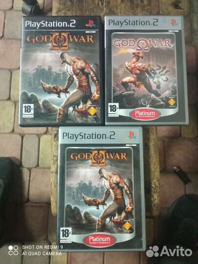 Продаются Диски GOD OF WAR на сони плейстейшен 2