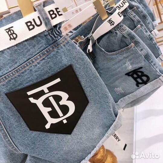 Джинсовые шорты Burberry