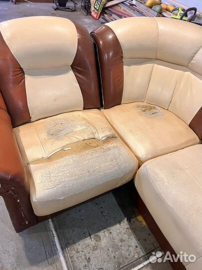 Большой угловой диван бу