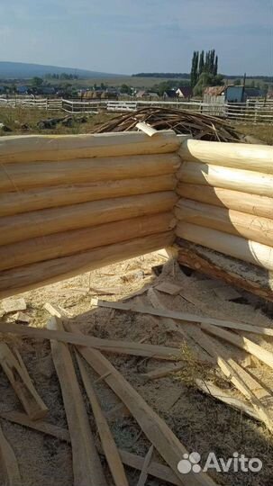 Срубы дома и бани