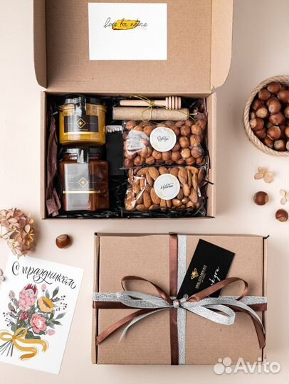 Подарочный набор с медом, подарок учителю