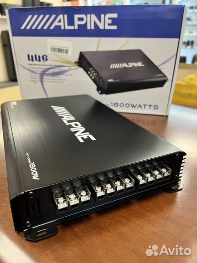 Усилитель звука Alpine 446, 4 канала 1800W