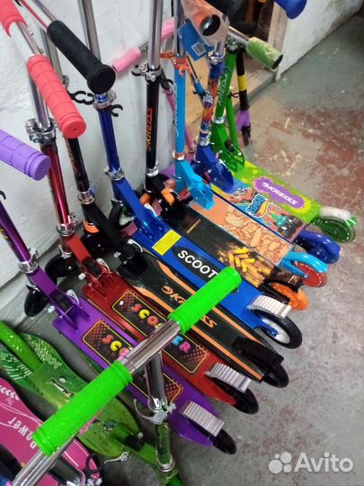 Самокаты на двух колесах(разные)