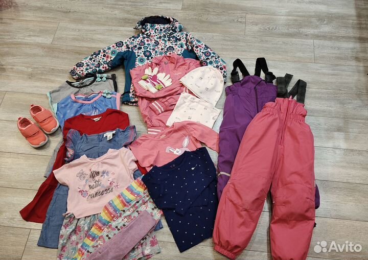 Пакет вещей на девочку 98-104