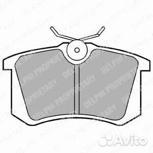 LP571 Колодки тормозные дисковые зад