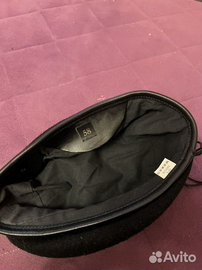 Берет мужской черный