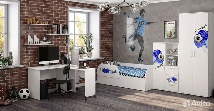 Детский шкаф шк-10 король спорта в наличии