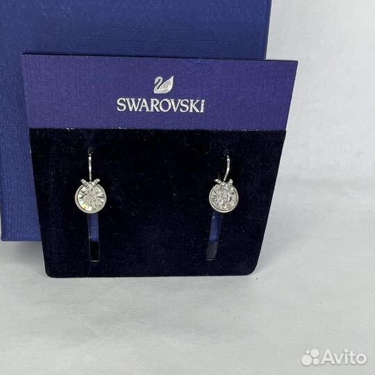 Swarovski Bella V серьги белые