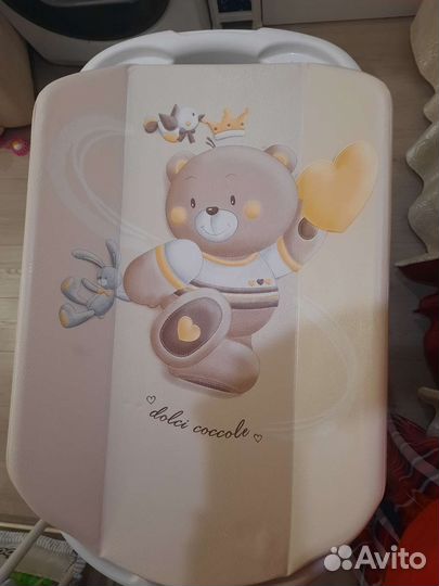 Детская ванна с пеленальным столом