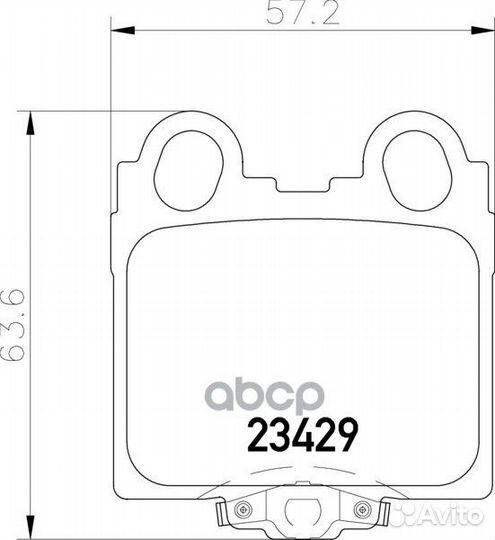 Колодки тормозные дисковые зад (PF-1421) NP