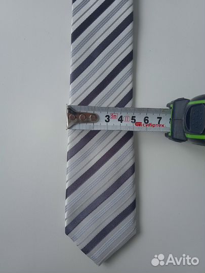 Галстук самовяз школьный на первоклассника белый 1