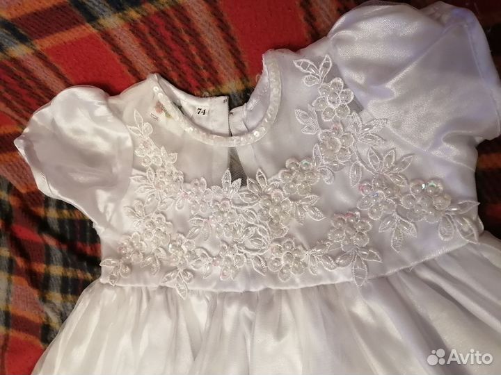 Платье на девочку 74 80