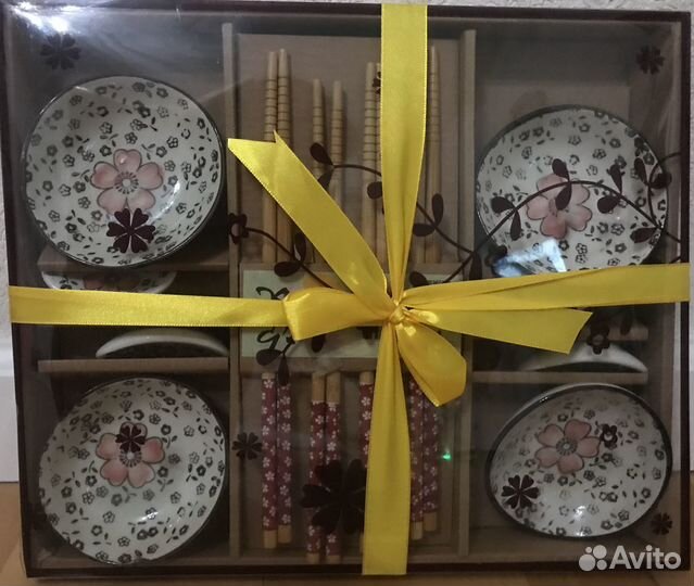 Палочки деревянные для суши. Набор подарочный