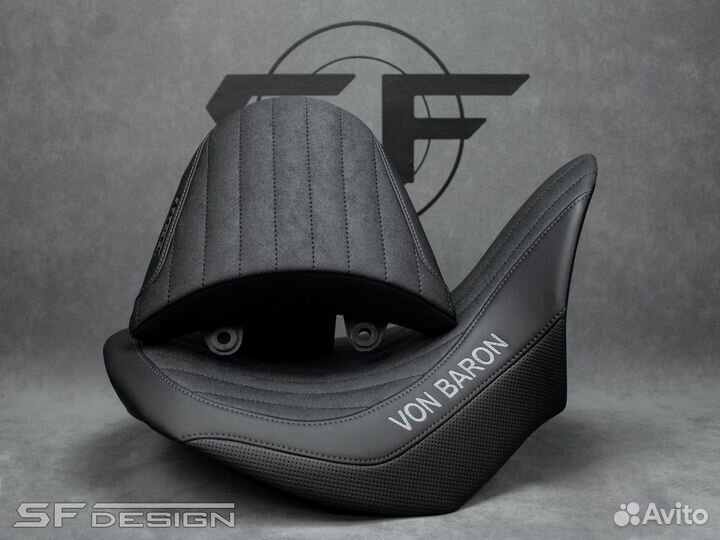 Сиденье Ducati X Diavel S Gray Assistant Black Pro