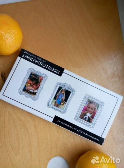 Три новые в металле фоторамки