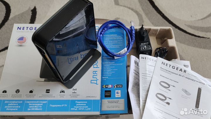 Маршрутизатор/роутер Netgear N300 (jwnr2000)
