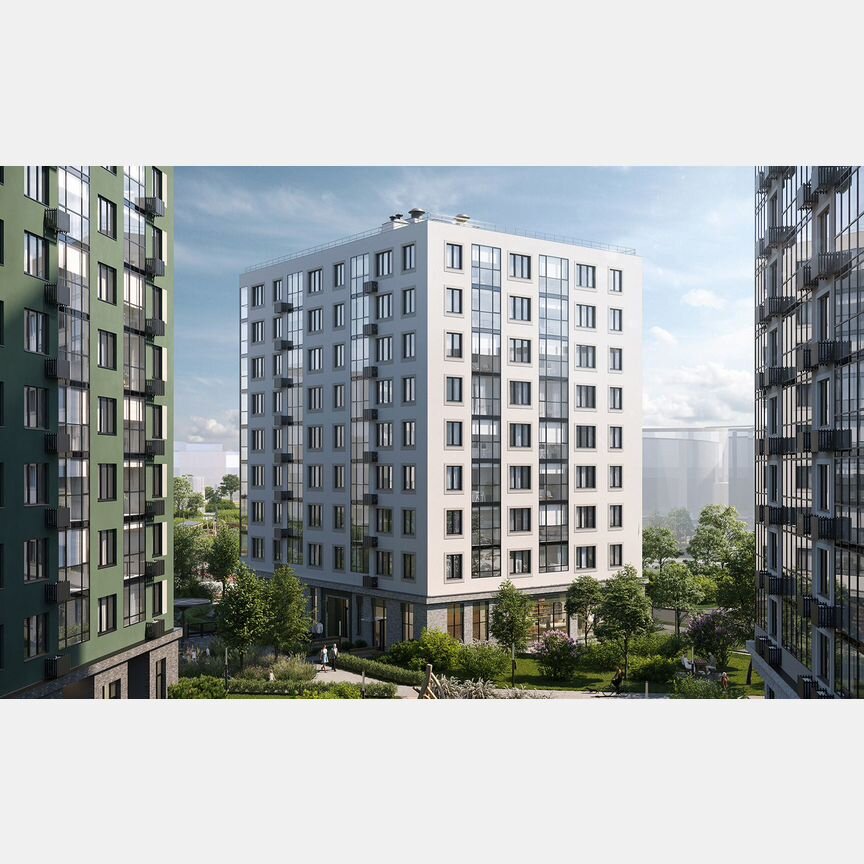 2-к. квартира, 48,1 м², 5/9 эт.