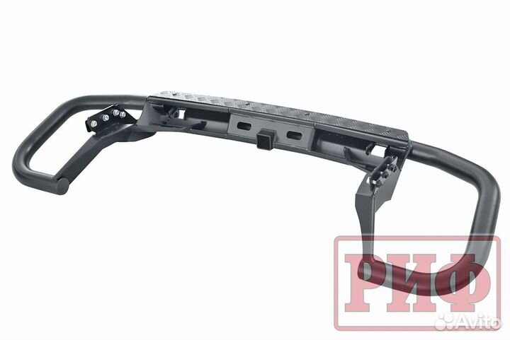 Бампер риф задний силовой/защита штатного бампера