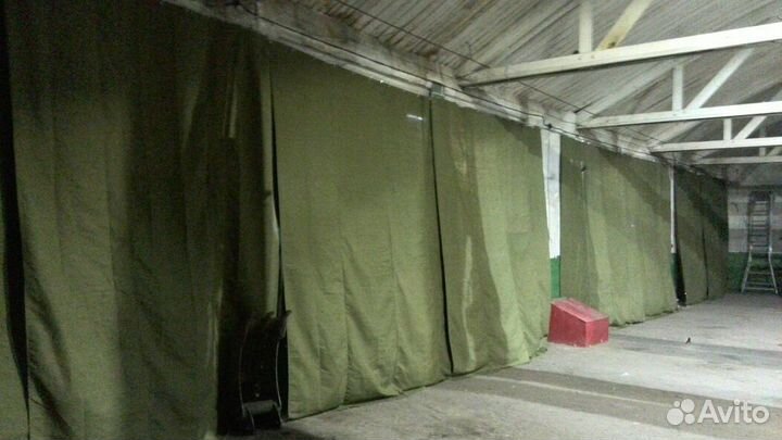 Штора в гараж Технотент с люверсами