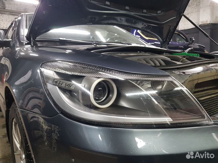 Фары на skoda octavia a5 fl
