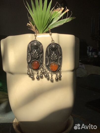 Серьги этнические винтаж