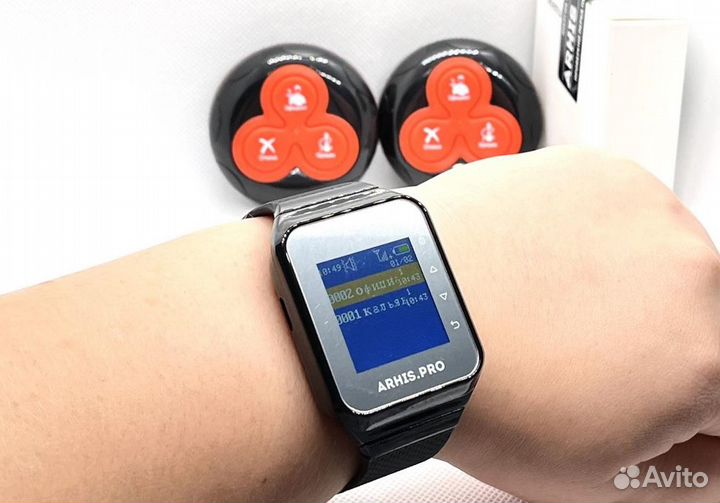 Беспроводная система вызова: кнопка и пейджер