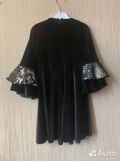 Платье бархатное