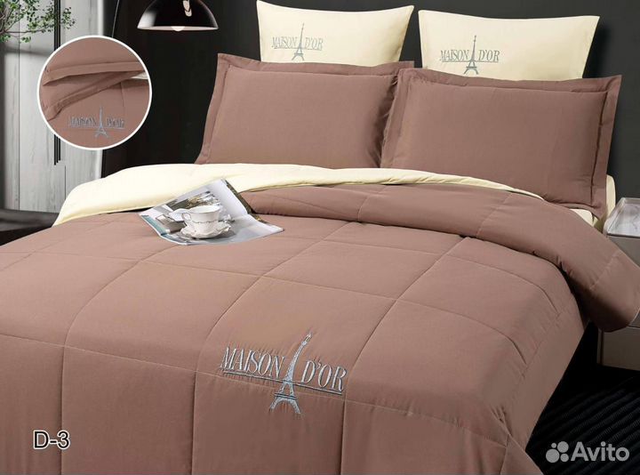 Постельное белье с готовым одеялом зефирка