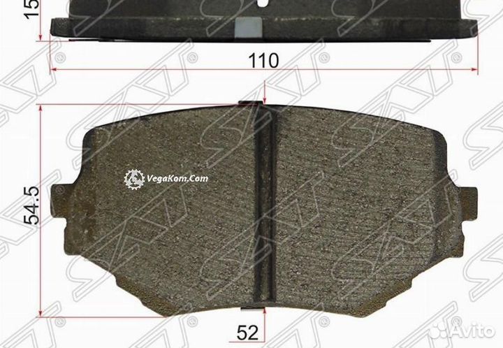 Колодки передние Suzuki Grand Vitara Escudo 98-05 XL-7 01-05 ST5520065D50