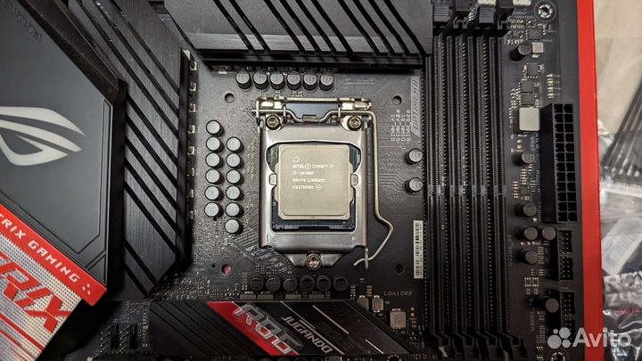 Процессор Core i7-10700F плата ROG strix z490-h