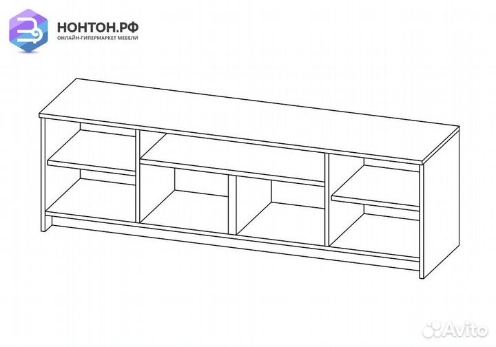 Тв-тумба Сириус дуб венге