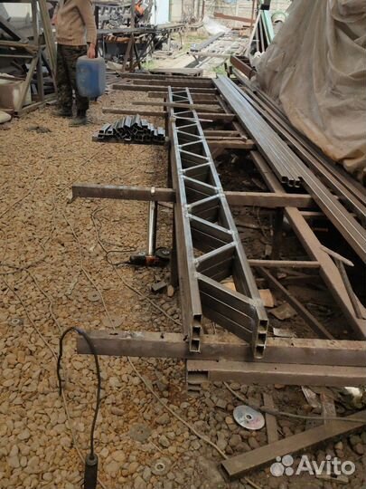 Изготовление ферм для навесов