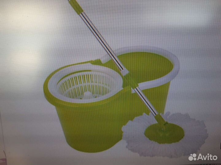 Универсальная швабра с отжимом с ведром