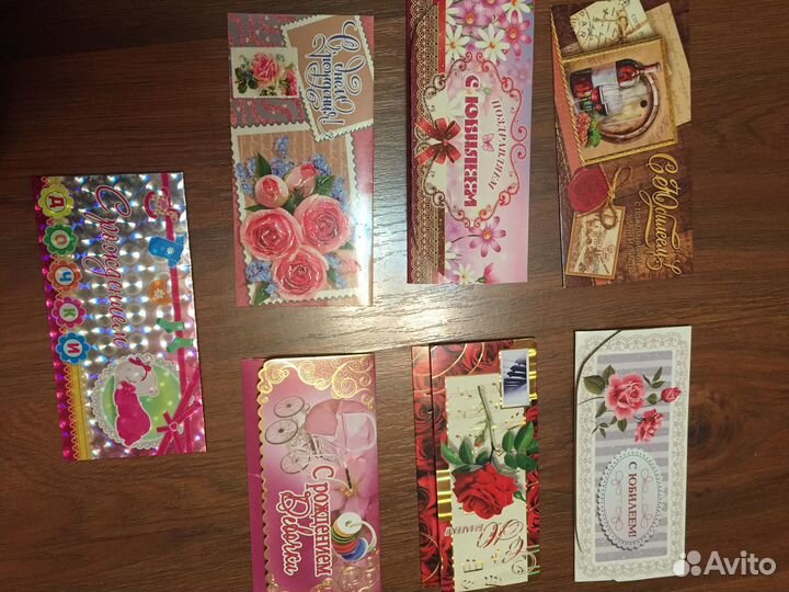 Конверты для денег новые