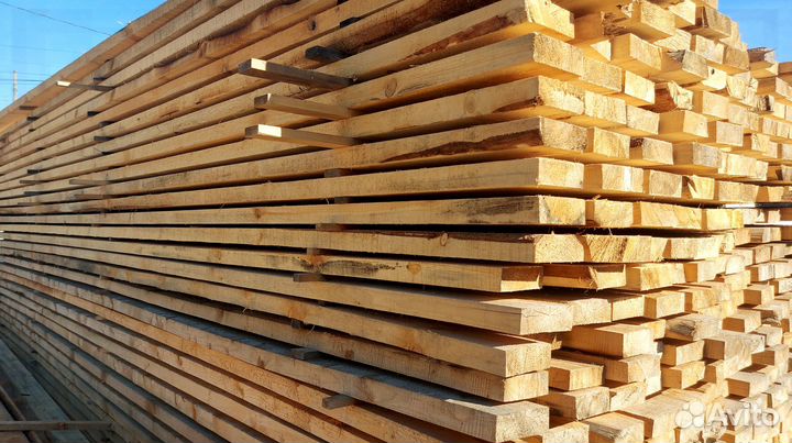 Доска обрезная естественной влажности с доставкой