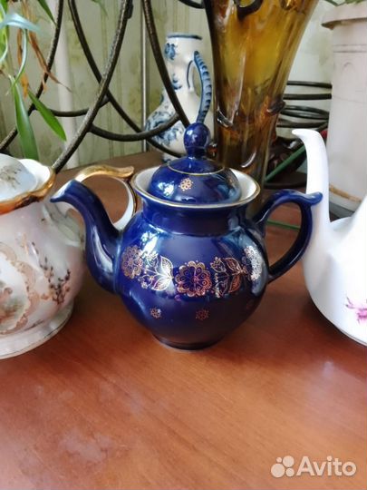 Коллекция за варочных чайников. ГДР. Гжель. лфз