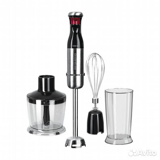 Блендер погружной redmond RHB-2980, Чёрный/Сталь