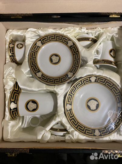 Сервиз столовый versacе на 6 персон в сундуке